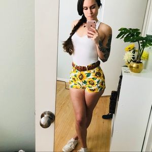 American Apparel Sunflower Shorts